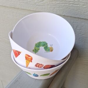 3 Piece The Very Hungry Caterpillar Plastic Bowls